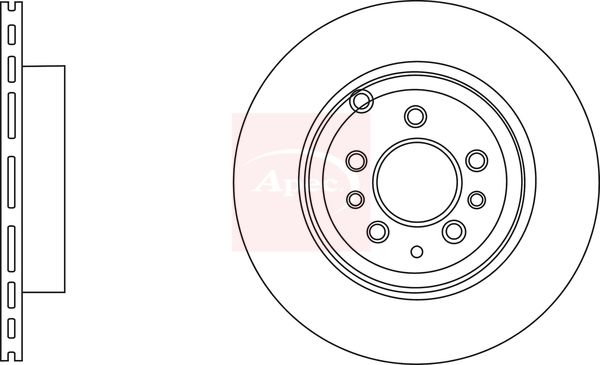 Apec DSK2757 Brake Disc - 1