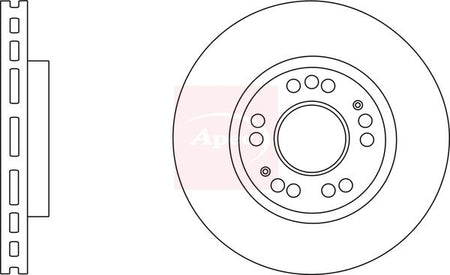 Apec DSK2762 Brake Disc - 1