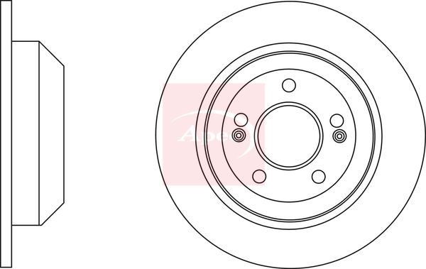 Apec DSK2764 Brake Disc - 1