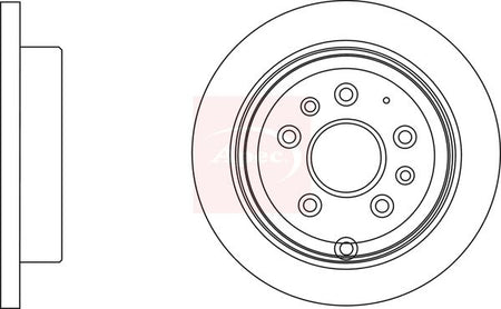 Apec DSK2770 Brake Disc - 1