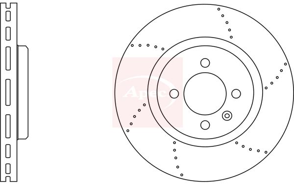 Apec DSK2777 Brake Disc - 1
