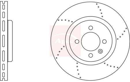 Apec DSK2777 Brake Disc - 1