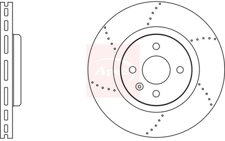 Apec DSK2778 Brake Disc - 1