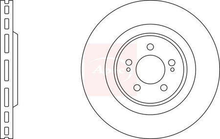 Apec DSK2779 Brake Disc - 1