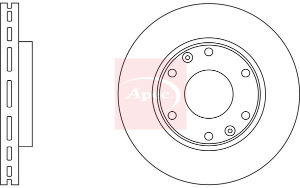 Apec DSK2786 Brake Disc - 1