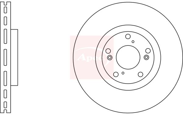 Apec DSK2792 Brake Disc - 1