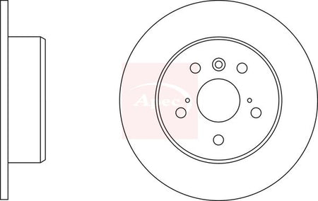 Apec DSK2795 Brake Disc - 1