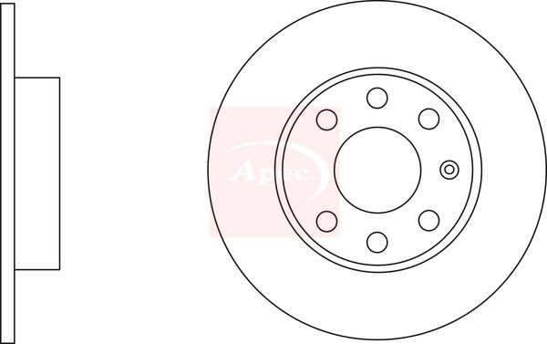 Apec DSK2798 Brake Disc - 1