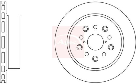 Apec DSK2807 Brake Disc - 1