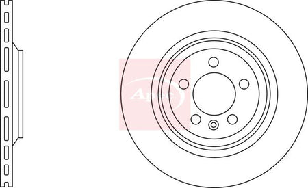 Apec DSK2816 Brake Disc - 1