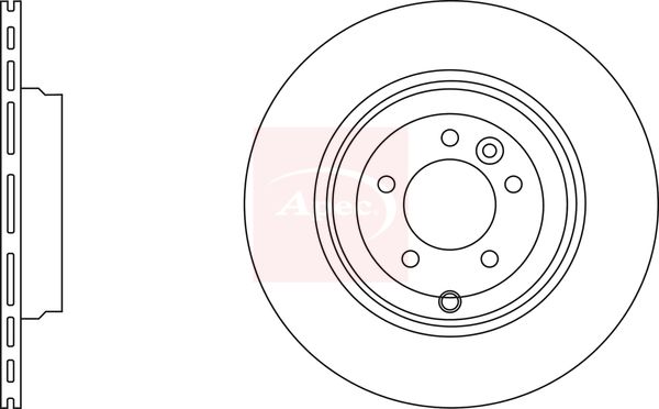 Apec DSK2819 Brake Disc - 1