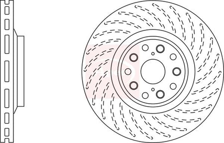 Apec DSK2828 Brake Disc - 1