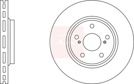 Apec DSK2829 Brake Disc - 1