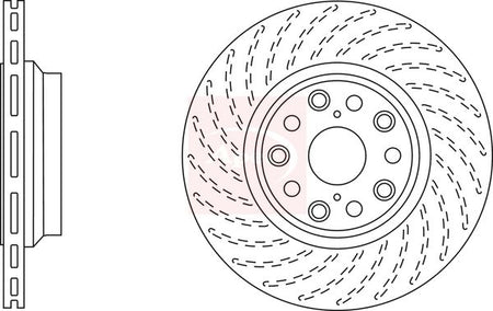 Apec DSK2831 Brake Disc - 1