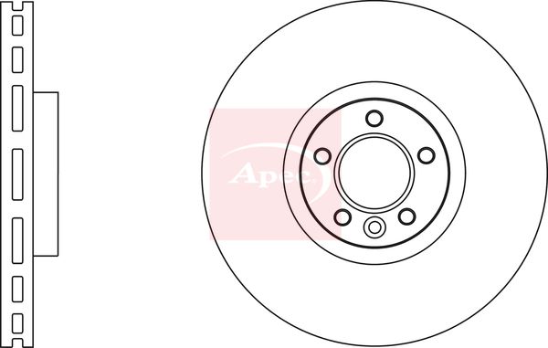Apec DSK2835 Brake Disc - 1
