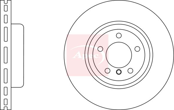 Apec DSK2848 Brake Disc - 1