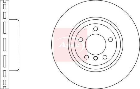 Apec DSK2848 Brake Disc - 1