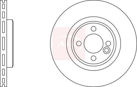 Apec DSK2850 Brake Disc - 1