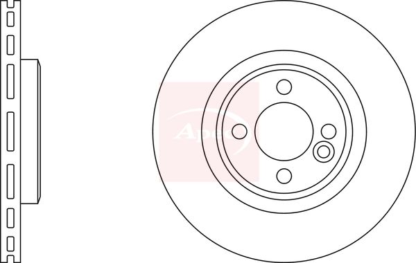 Apec DSK2850 Brake Disc - 1