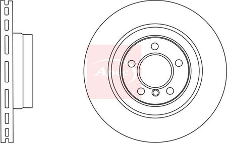 Apec DSK2860 Brake Disc - 1
