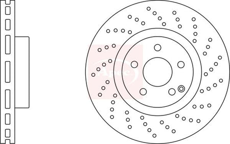 Apec DSK2866 Brake Disc - 1