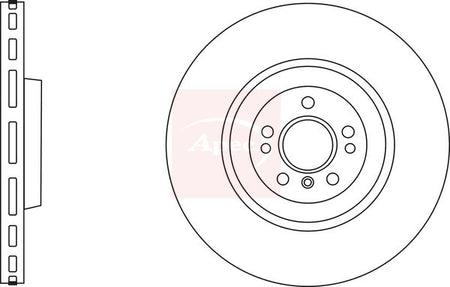 Apec DSK2876 Brake Disc - 1