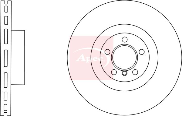Apec DSK2879 Brake Disc - 1