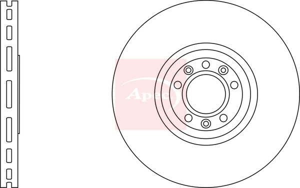 Apec DSK2882 Brake Disc - 1