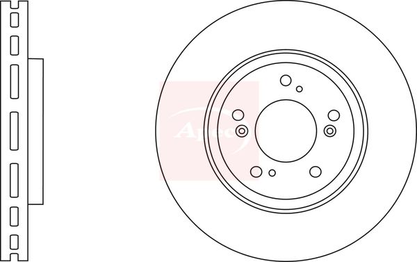 Apec DSK2889 Brake Disc - 1