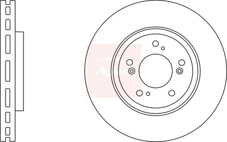 Apec DSK2889 Brake Disc - 1