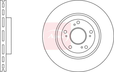 Apec DSK2890 Brake Disc - 1