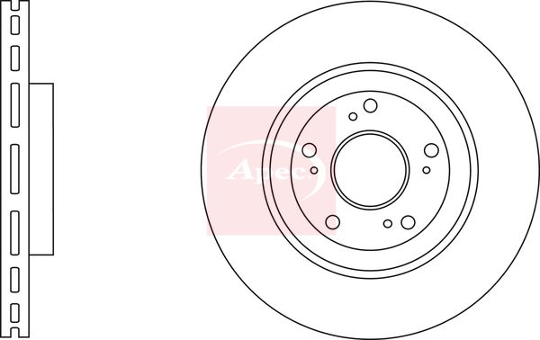 Apec DSK2890 Brake Disc - 1