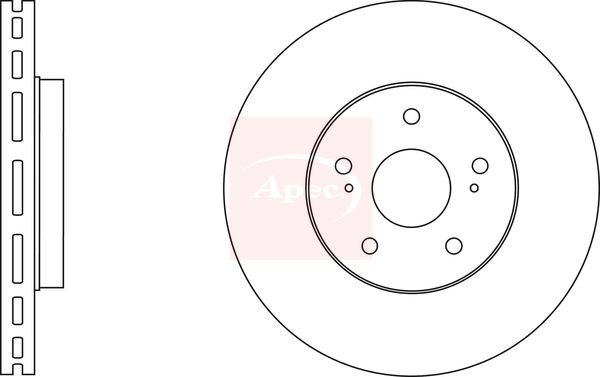 Apec DSK2902 Brake Disc - 1