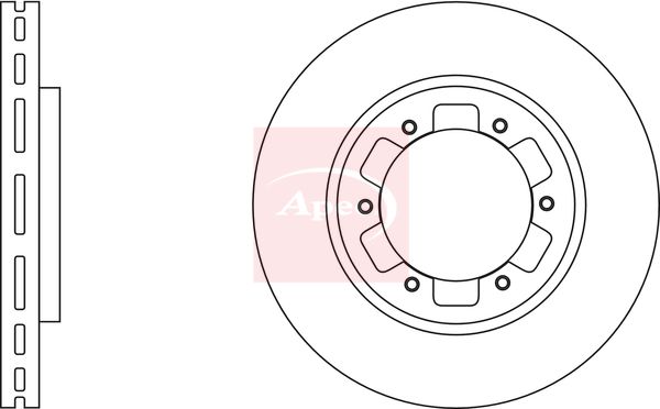 Apec DSK2906 Brake Disc - 1