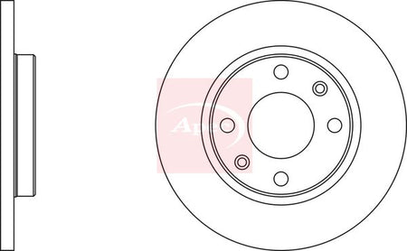 Apec DSK290 Brake Disc - 2