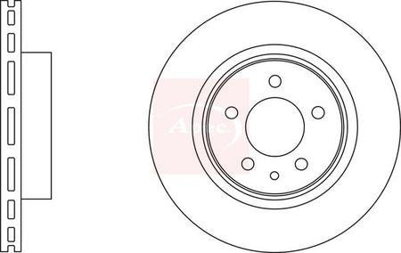 Apec DSK2910 Brake Disc - 1