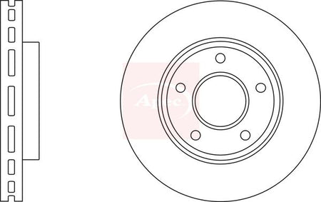 Apec DSK2920 Brake Disc - 1