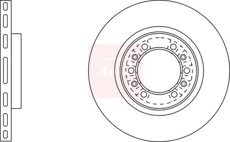 Apec DSK2931 Brake Disc - 1