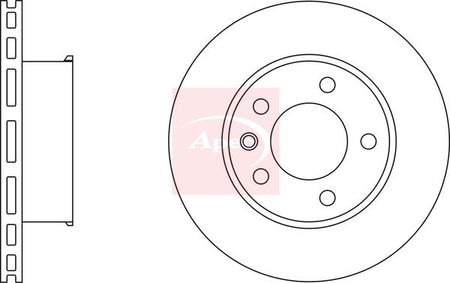 Apec DSK2934 Brake Disc - 1