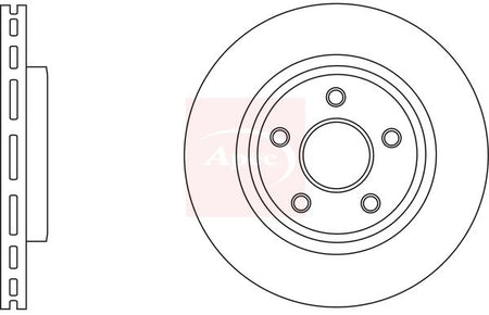 Apec DSK2936 Brake Disc - 1