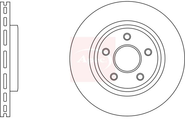 Apec DSK2936 Brake Disc - 1