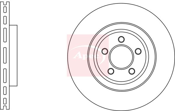 Apec DSK2937 Brake Disc - 1