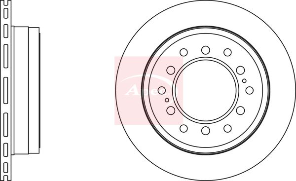 Apec DSK2939 Brake Disc - 1