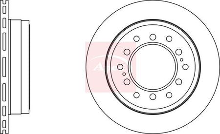 Apec DSK2939 Brake Disc - 1