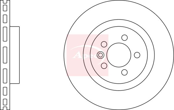 Apec DSK2954 Brake Disc - 1