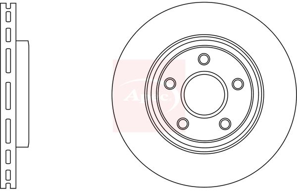 Apec DSK2960 Brake Disc - 1