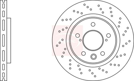 Apec DSK2962 Brake Disc - 1