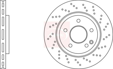 Apec DSK2963 Brake Disc - 1