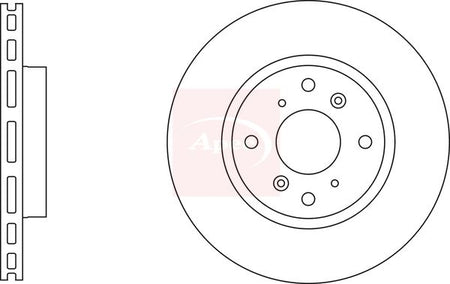 Apec DSK2964 Brake Disc - 1