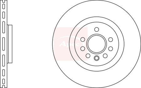 Apec DSK2966 Brake Disc - 1